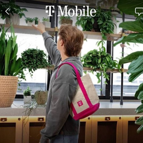 T-Mobile Tote Bag Mini Canvas Bundle of 2 - Picture 1 of 5